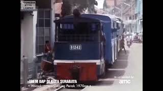 Trem Uap Di Surabaya Wonokromo - Udjung Perak 1970An
