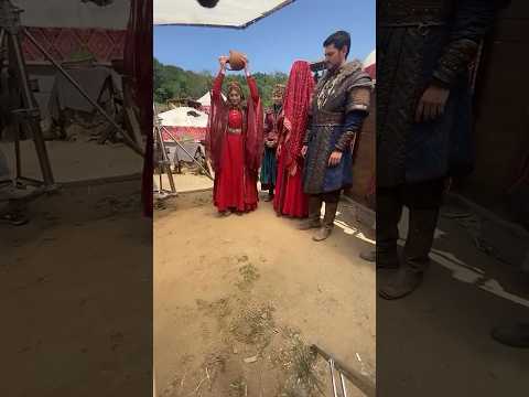 من كواليس زواج علاء الدين وغونجا المؤسس عثمان قيامةارطغرل اشتراك لايك شير   