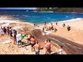 POWERFUL RIVER BREAK AT WAIMEA BAY WITH ITALO FERREIRA