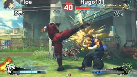 SSF4 AE: Floe (Yang) vs Hugo101 (Dictator) - levelup (Round One Arcade)