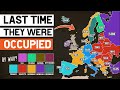 When Was Each European Country Last Occupied?