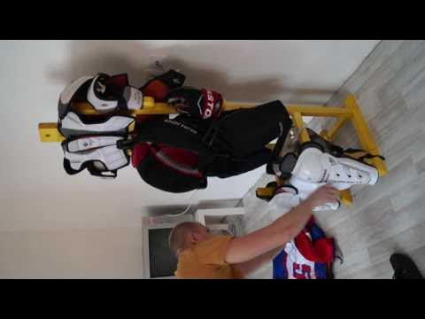 Сушилка для хоккейной формы - YouTube
