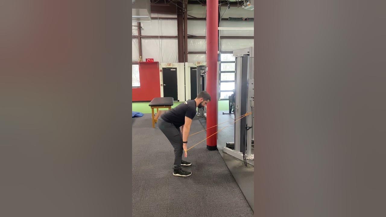 Banded Lat Pull Down Hip Hinge YouTube