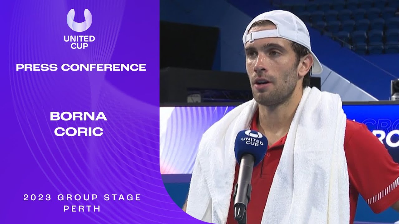 Borna Coric On-Court Interview United Cup 2023 Group F
