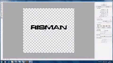 How to make a cool transparent cs-text spray in Photoshop!