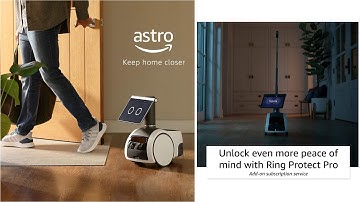 Amazon Astro, Household Robot for Home Monitoring, with Alexa