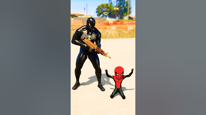FATHER SPIDERMAN SAVES SON FROM VENOM AND GOONS | MARVEL TOYS #ytshorts #gta #ragdolls #spiderman