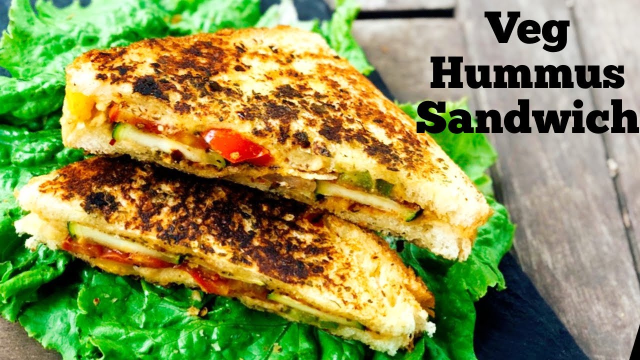 Veg Hummus Sandwich | Veggie Hummus Sandwich Recipe | Hummus Sandwich | Flavourful Food By Priya