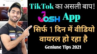 Golden Chance To Get Famous 🔥 | Josh App Par Video Viral Kaise Kare | Josh App Tricks 2021 screenshot 5