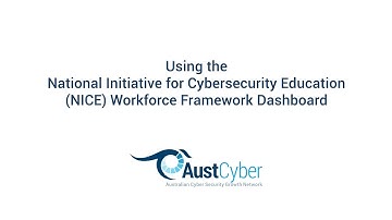 Using the NICE Framework Dashboard