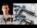 Military M4 vs  High End Civilian AR15