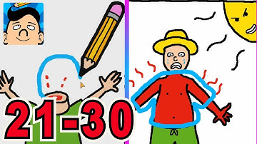 Just Draw level 21 - 30 Android Gameplay Walkthrough HD Part 3