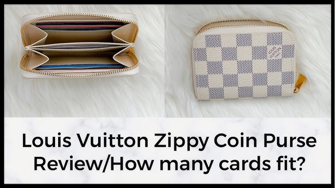 real vs. fake Louis Vuitton coin pouch. what y'all think? 🥱🥱🥱🥱🥱 #