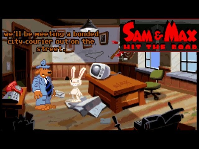 Sam and Max Hit the Road  (MS-DOS/PC) [1993] Gameplay - YouTube