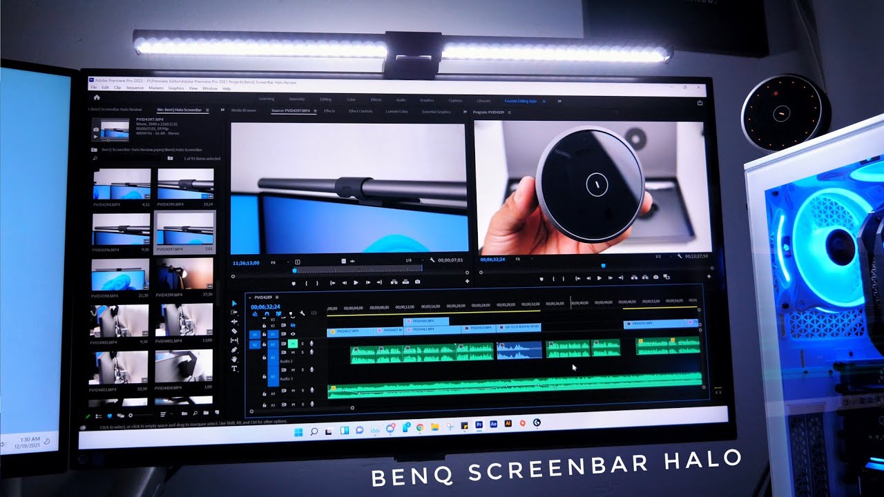 Strain-Reducing Monitor Lights : BenQ ScreenBar Halo