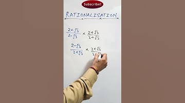 Basic concepts of maths 31 #rationalization #maths #tricks #shorts