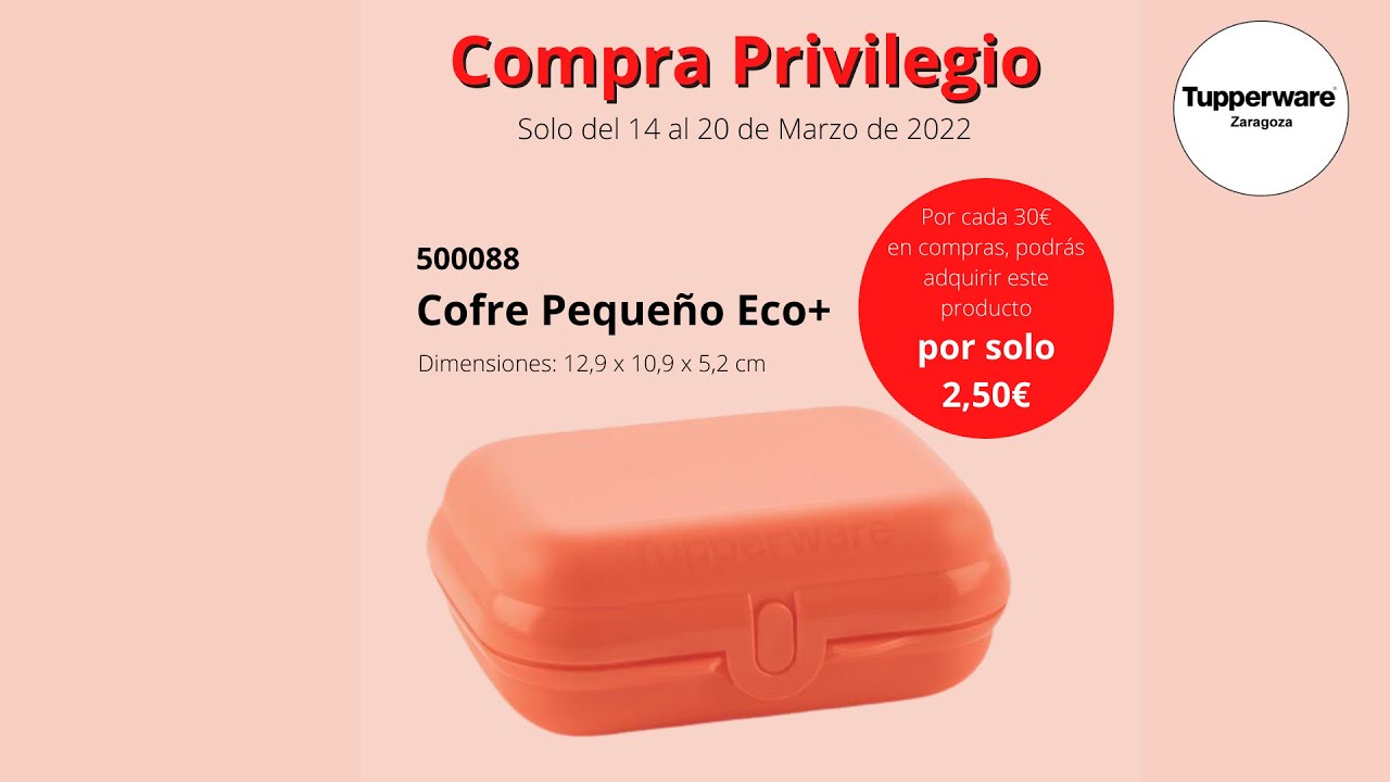 Cofre Pequeño Eco+  Tupperware I Tupperware