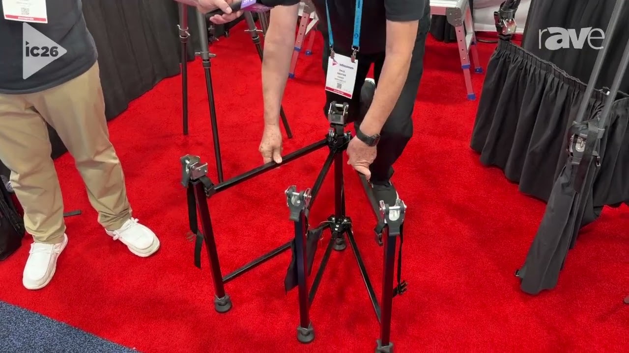 InfoComm 2026: DexStand Features DexStand Folding Tripod Riser