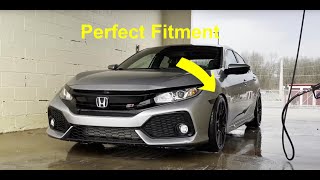 The Perfect Wheel Specs for 10th Gen Civic Si | Summer Wheel install 2018 Honda Civic Si