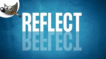 Reflect Text in Gimp - How to make reflection in gimp