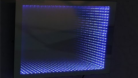How to Make an LED Illusion Mirror with Frame