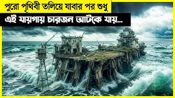 পুরো পৃথিবী পানির নিচে তলিয়ে যাওয়ার পর ৪ জন এখানে আটকে যায়! movie explain in bangla