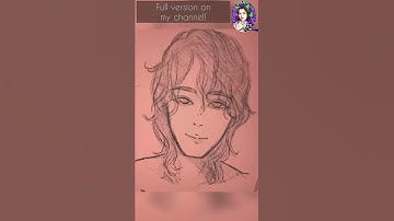 Draw with me ✨ep2 (sketching my OC)(iPad Procreate speed paint)2022 Full video out now! #shorts
