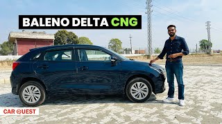 2024 Maruti Baleno Delta CNG Walkaround | Car Quest