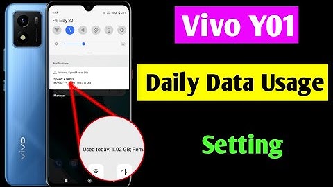 vivo y01 daily data usage setting | Vivo t1 me daily data use kaise dekhe | vivo y01 mobile