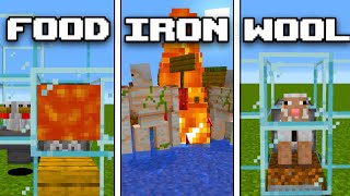 5 MUST-HAVE Starter Farms For Minecraft 1.21!