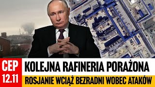 Cep  Czarna Seria Trwa Kolejna Rosyjska Rafineria Powanie Uszkodzona