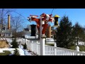 Bird feeder PVC pole Bird feeder PVC pole