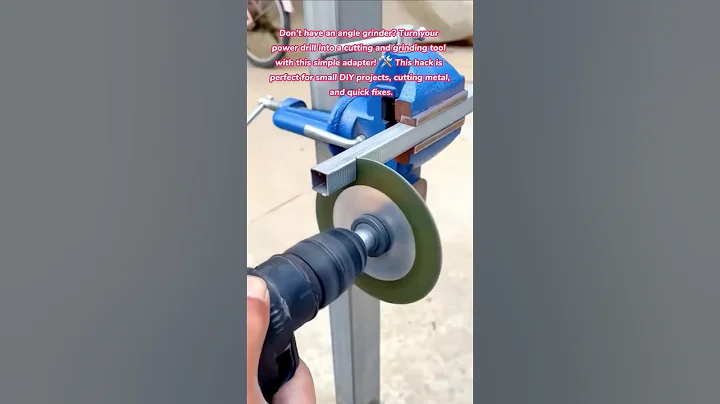 Drill to ANGLE GRINDER! 🤯 Must-Have DIY Adapter Tool Hack #diy #tools #tips #tricks #lifehacks #how