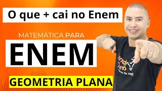 O QUE MAIS CAI NO ENEM | GEOMETRIA PLANA screenshot 4