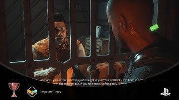 Desperate Times Trophy - The Callisto Protocol