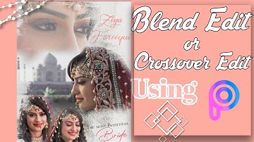 TUTORIAL ON CROSSOVER EDIT OR BLEND EDIT USING PICSART |AFITA EDITS|