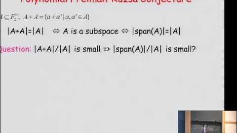 An Additive Combinatorics Approach to the Log-Rank Conjecture in... Complexity - Noga Zewi