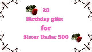 20 Birthday Gifts For Sister Under 500 Gift Ideas For Sisters Perfect Birthday Gifts For Sisters