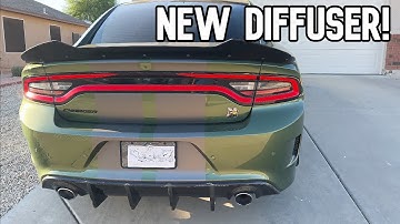 Installing a Cheap Amazon Rear Diffuser on my 2020 Charger Scat Pack
