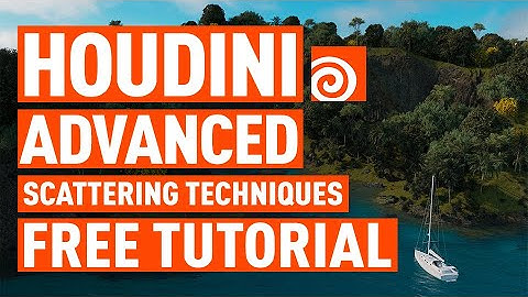 Free Tutorial | Houdini Advanced | Tropical Island VFX Course (Class10)