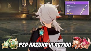 This is what an F2P Solo Kazuha looks like (Level 90 Kazuha) | Genshin Impact