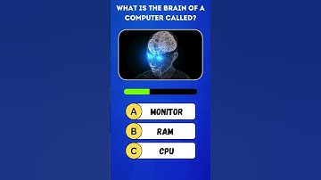 What’s the Brain of a Computer? 🖥️ | General Knowledge Quiz by IQ RANA 🧠  #shorts #quiz