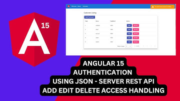 Angular 15 Authentication (ADD, EDIT, DELETE,VIEW access based on role) using JSON server REST API
