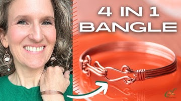 It Looks Like 4 Bangles… But It’s Actually ONE (Copper Wire Build)