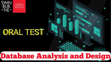 Database Analysis and Design | Oral Presentation | NCHS