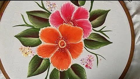 fabric painting on clothes tutorial class 3/fabric painting design