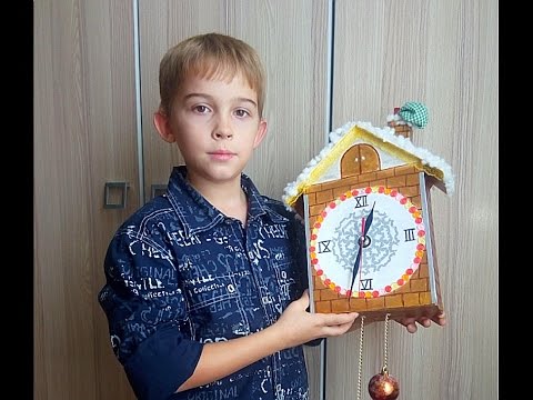 Как сделать поделку часы на новый год фото 223
