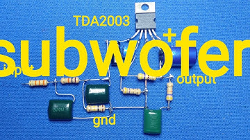 WOFER singel power tda2003
