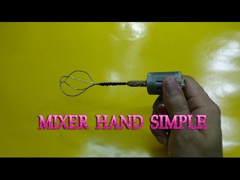 How To Make Mini Mixer Hand Simple At Home