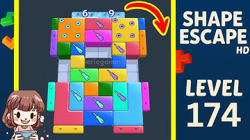 Shape Escape Level 174 Solution Walkthrough